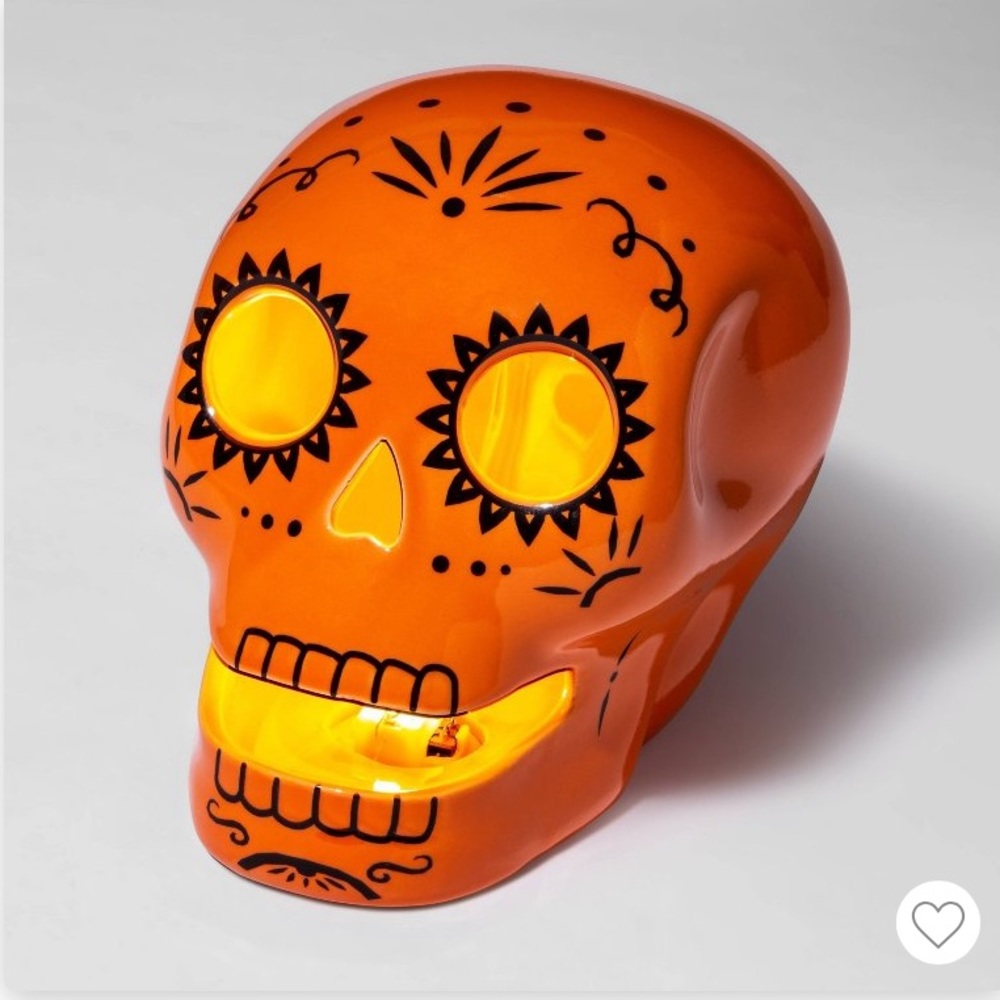 Target Día de Muertos Collection Orange  Sugar Skull - Picture 16 of 16